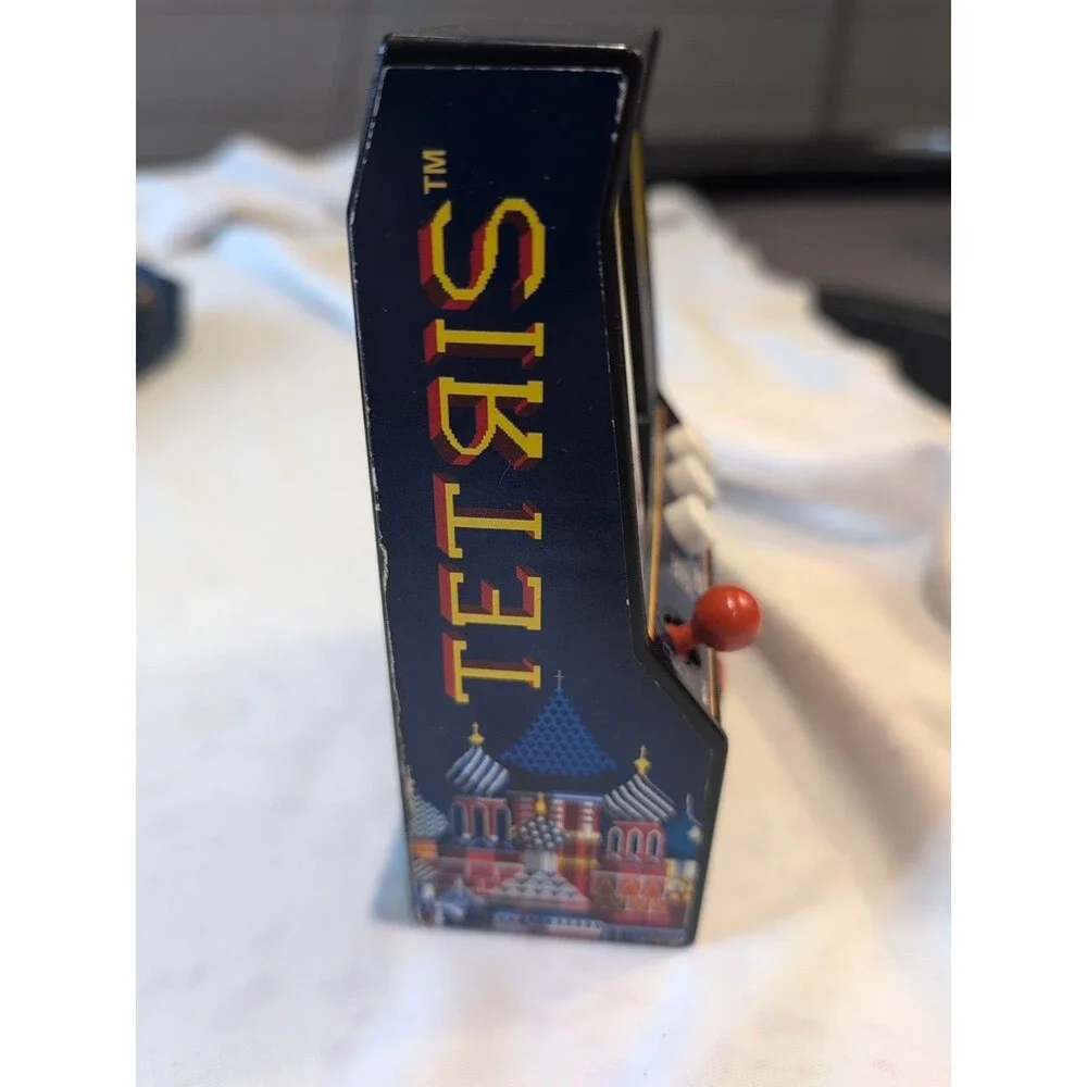 Tetris Mini Arcade Game Classic Arcade Electronic Video Handheld Game Tested